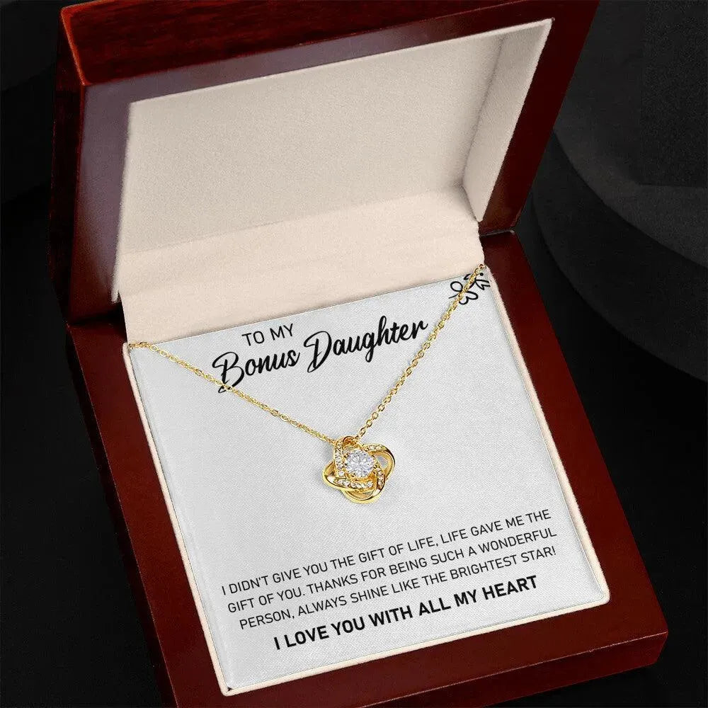 Buy: Gifts for Daughter: Love Knot Necklace - Whatever You Like Shop