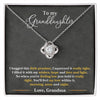 To My Granddaughter, You_ll Feel My Love Within This - Love Knot Necklace - Whatever You Like Shop