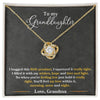 To My Granddaughter, You_ll Feel My Love Within This - Love Knot Necklace - Whatever You Like Shop