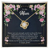 To My Mom, Thank yOU For Being My Friend - Love Knot Necklace - Whatever You Like Shop