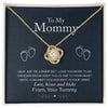 To My Mommy, Love From Your Tummy - Love Knot Necklace - Whatever You Like Shop