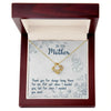 To My Mother, Thank You For Always Being There - Love Knot Necklace - Whatever You Like Shop