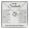 To My Soulmate, I Love You, Forever & Always - Love Knot Necklace - Whatever You Like Shop