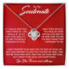 To My Soulmate, You Are Special To Me - Love Knot Necklace - Whatever You Like Shop