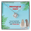 To My Unbiological Sister, I Have You - Love Knot Necklace - Whatever You Like Shop