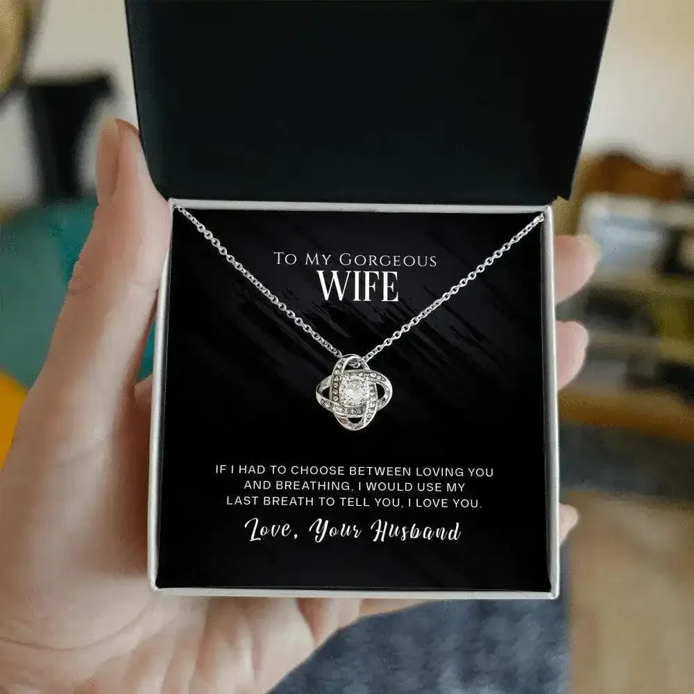 Gorgeous Wife - Love Knot Necklace - Whatever You Like Shop