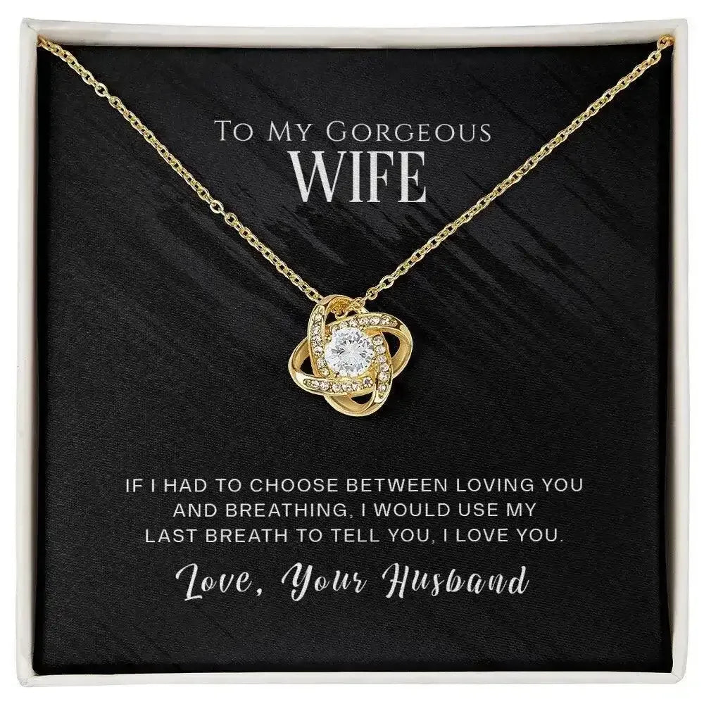Gorgeous Wife - Love Knot Necklace - Whatever You Like Shop
