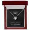 To My Wife, I Love You - Love Knot Necklace - Whatever You Like Shop