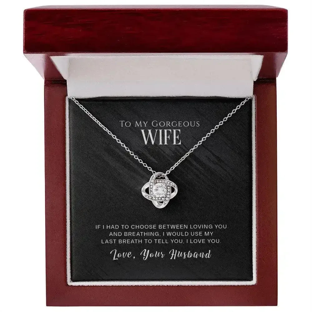 Gorgeous Wife - Love Knot Necklace - Whatever You Like Shop