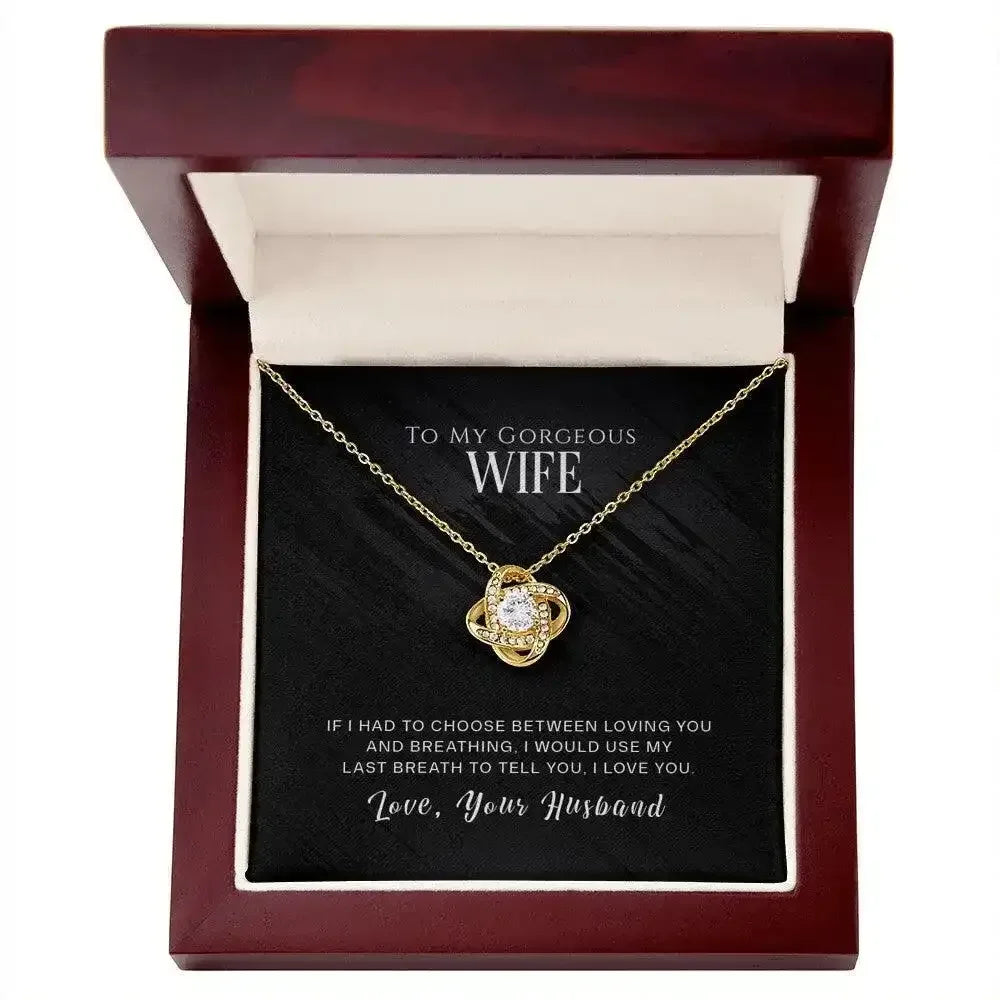 Gorgeous Wife - Love Knot Necklace - Whatever You Like Shop