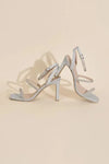 Top Guy DEVIN-1 Silver Rhinestone Heels - Whatever You Like Shop