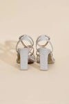 Top Guy DEVIN-1 Silver Rhinestone Heels - Whatever You Like Shop