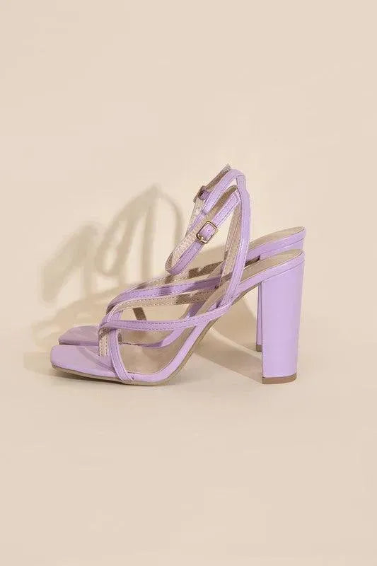 Top Guy NILE-5 Thong Strappy Heels - Whatever You Like Shop