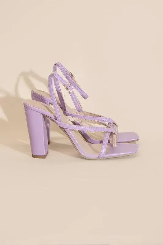 Top Guy NILE-5 Thong Strappy Heels - Whatever You Like Shop