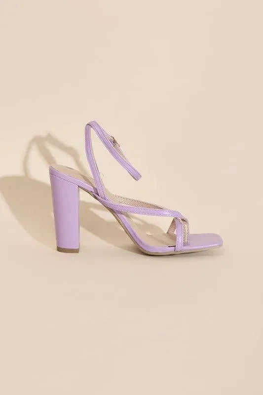 Top Guy NILE-5 Thong Strappy Heels - Whatever You Like Shop