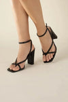 Top Guy NILE-5 Thong Strappy Heels - Whatever You Like Shop