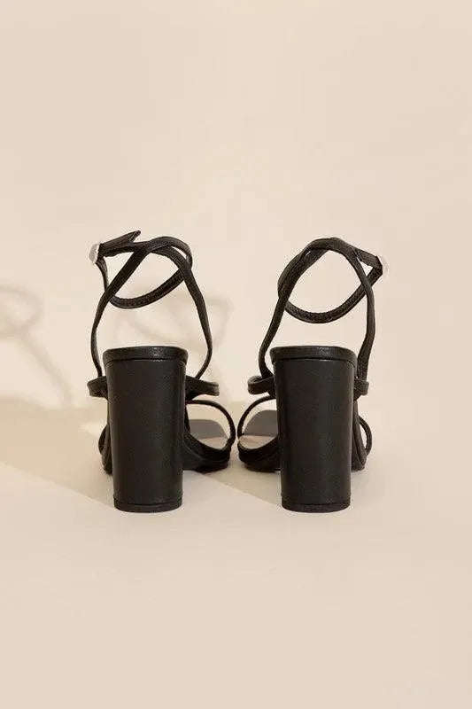 Top Guy NILE-5 Thong Strappy Heels - Whatever You Like Shop