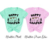 Women's Happy Camper T-shirt Delivered in 12 Days - Whatever You Like Shop