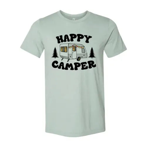 Women's Happy Camper T-shirt Delivered in 12 Days - Whatever You Like Shop