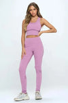 Women's Two Piece Activewear Set Cut Out Detail - Whatever You Like Shop